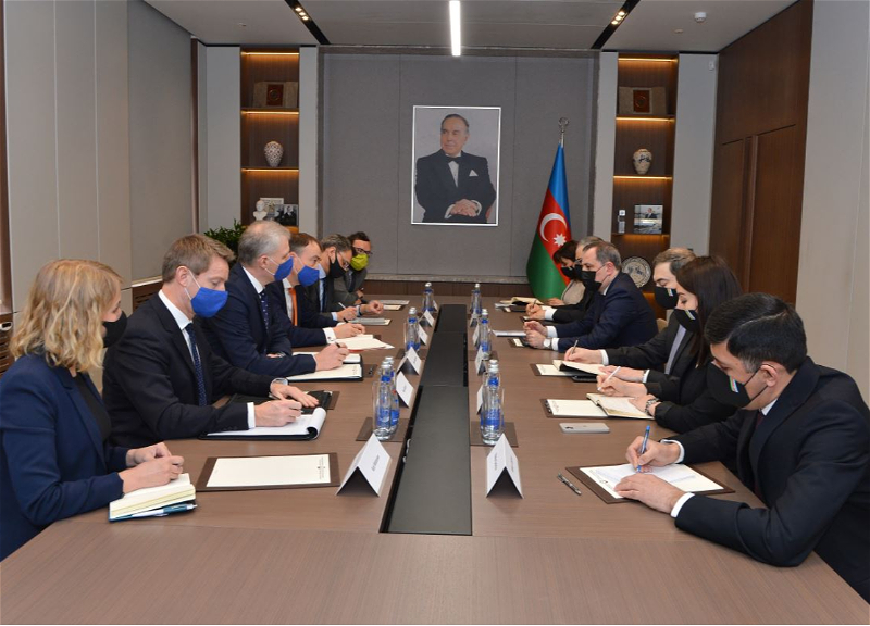 Джейхун Байрамов и Тойво Клаар обсудили перспективы сотрудничества Азербайджана и ЕС - ФОТО