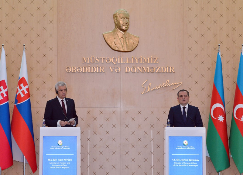Главы МИД Азербайджана и Словакии обсудили перспективы сотрудничества − ФОТО