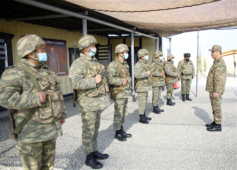 Закир Гасанов посетил подразделения, дислоцированные на освобожденных от оккупации территориях – ФОТО - ВИДЕО