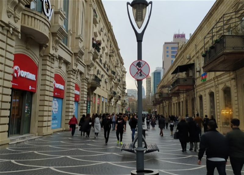 На центральной бакинской улице запрещено движение велосипедов и скейтов – ФОТО