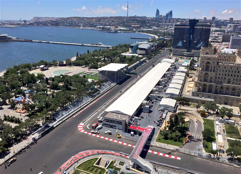Baku City Circuit начинает ремонтно-установочные работы на центральных улицах Баку