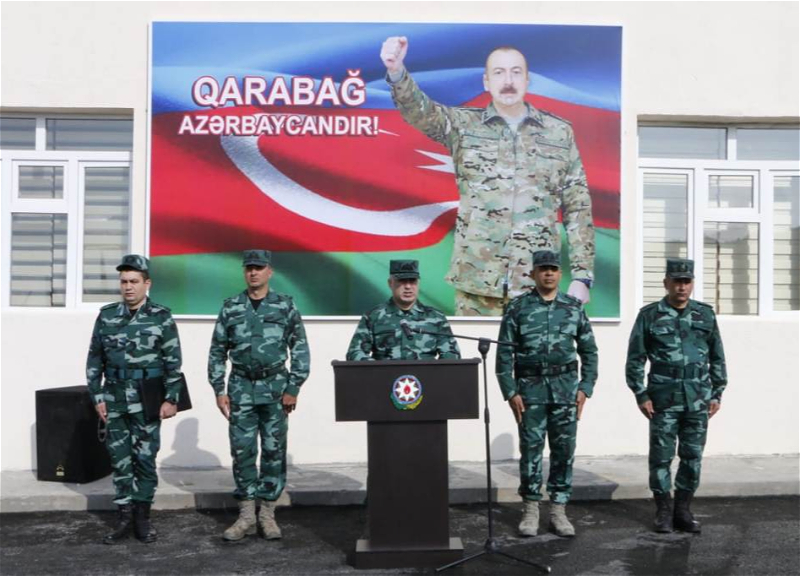 Новая часть Госпогранслужбы Азербайджана начала действовать в Губадлинском районе - ФОТО
