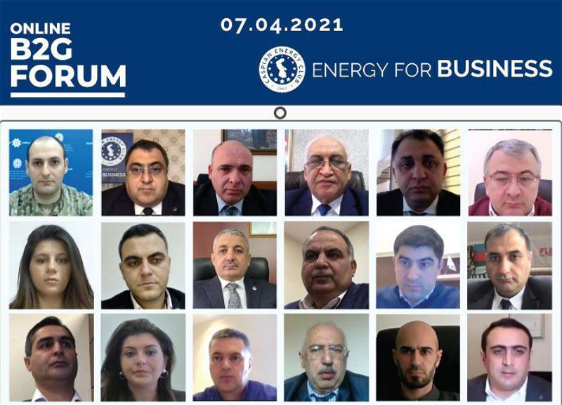 Caspian Energy Club организовал c Фондом YAŞAT очередной Online B2G Forum