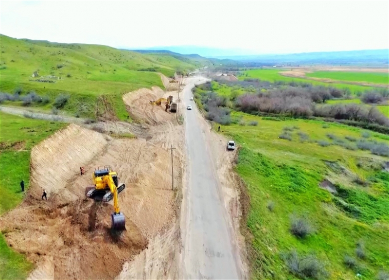 Азербайджан начал строительство новых дорог в Карабахе – ФОТО