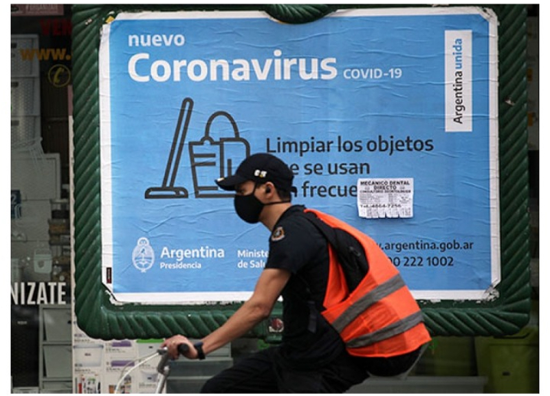 Из-за роста заболеваемости COVID-19 в Аргентине ужесточены карантинные меры