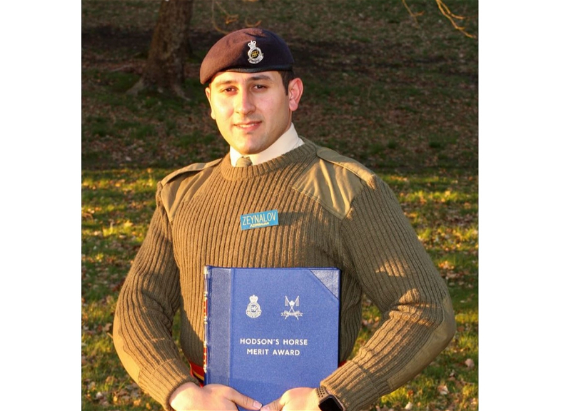 Офицер Муртуз Зейналов с отличием окончил Королевскую военную академию Великобритании