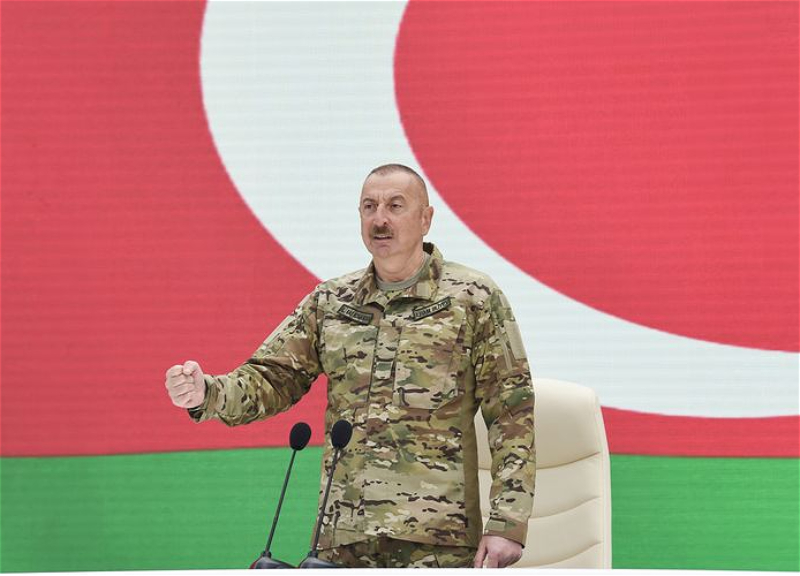 Azərbaycan Prezidenti: “Şəhidlərimizin intiqamını döyüş meydanında aldıq”