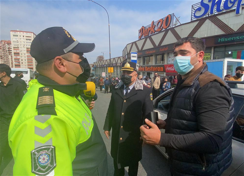Дорожная полиция Баку масштабно борется с незаконной парковкой – ФОТО