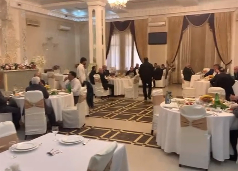 В известном бакинском ресторане пресечена свадьба, гости оштрафованы - ВИДЕО