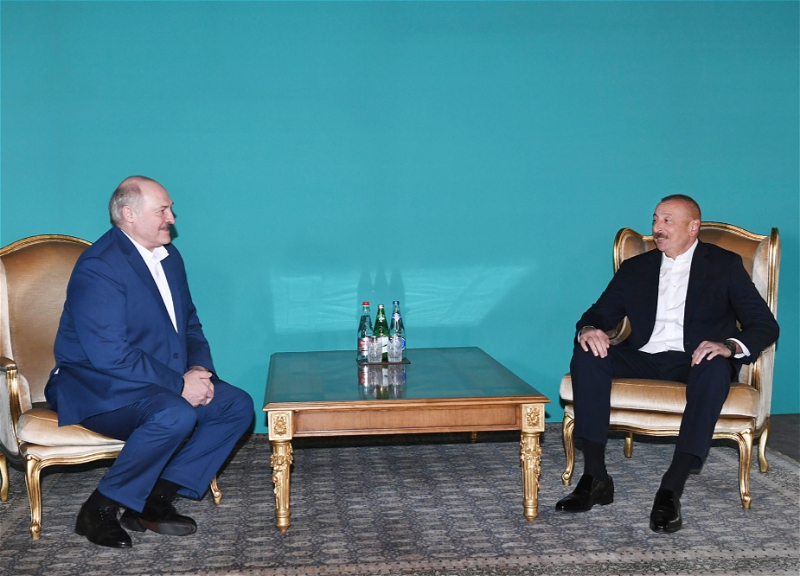 Состоялась неформальная встреча Президента Азербайджана с Президентом Беларуси