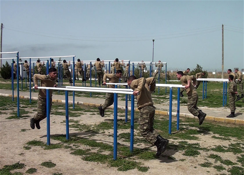 В Азербайджанской армии проводятся теоретические и практические занятия с призывниками – ФОТО - ВИДЕО