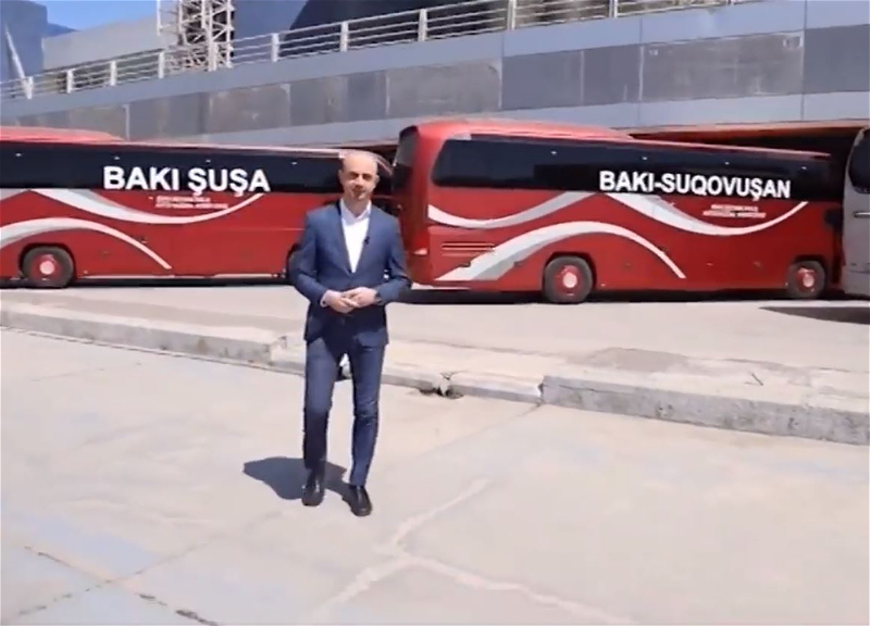 Так выглядят автобусы рейсов из Баку в Карабах - ВИДЕО