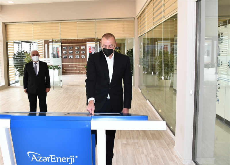 Президент Ильхам Алиев открыл реконструированные подстанции «Говсан» и «Маштага» - ФОТО