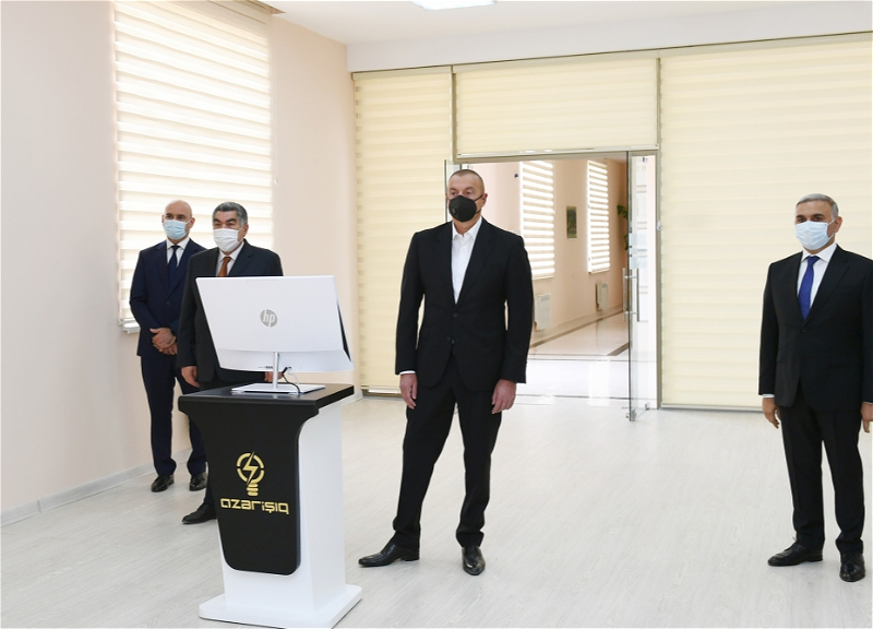 Ильхам Алиев принял участие в запуске в эксплуатацию подстанции «Гарасу» в Гаджигабуле - ФОТО