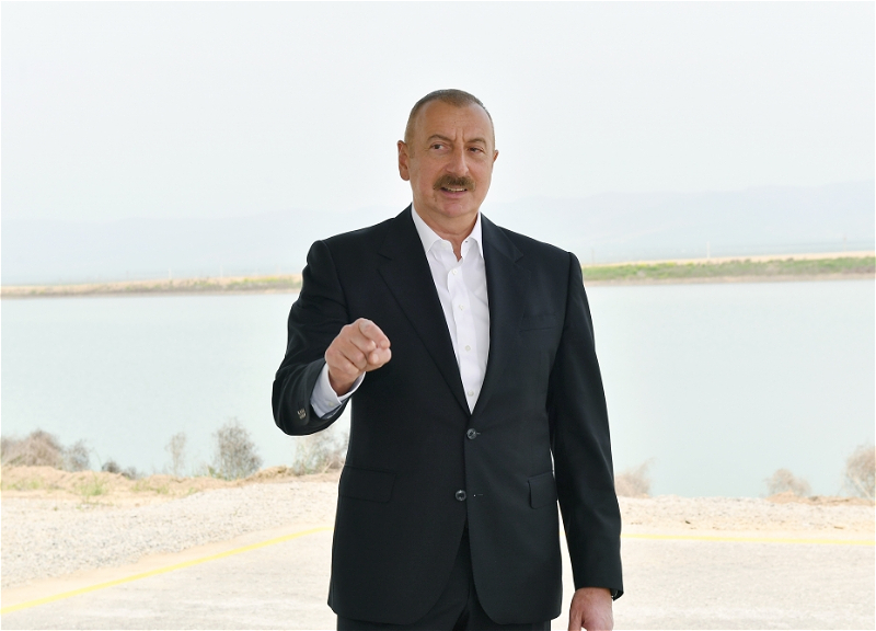 Президент Азербайджана дал интервью Азербайджанскому телевидению - ФОТО - ВИДЕО