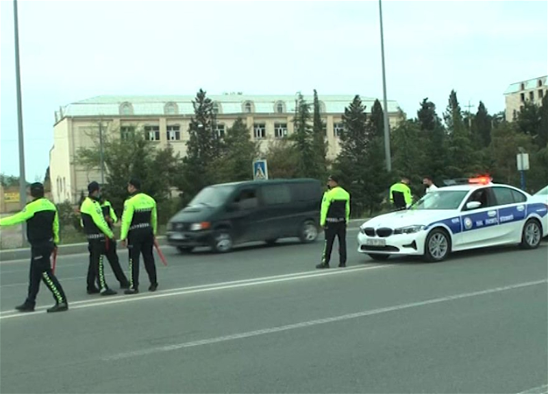 Gəncə yol polisi reyd keçirdi - avtoxuliqanlıq edənlər saxlanıldı - FOTO