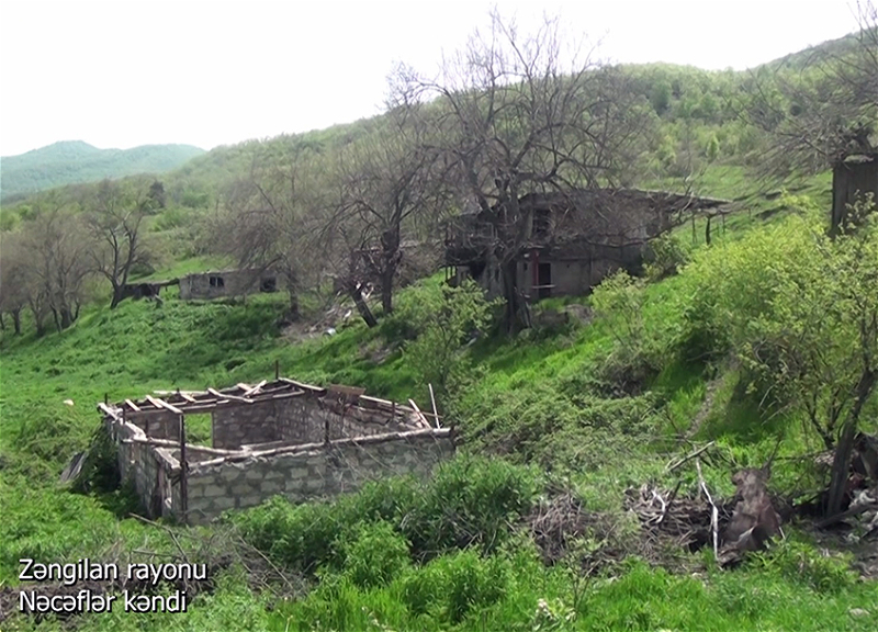Освобожденное от оккупации село Наджафлар Зангиланского района - ФОТО - ВИДЕО