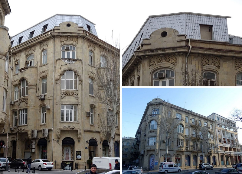 В центре Баку к архитектурному зданию пристроили мансарду-«курятник» - ФОТОФАКТ