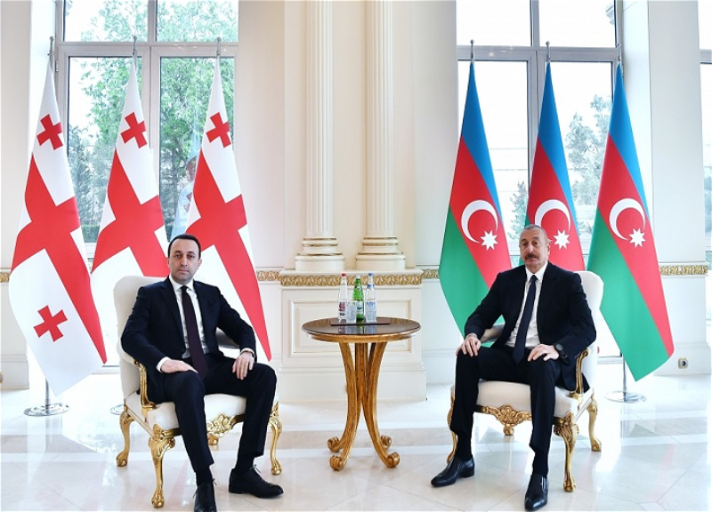 İlham Əliyev Gürcüstanın Baş nazirini qəbul edib – FOTO – YENİLƏNİB