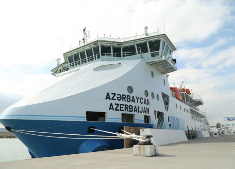 Паром «Азербайджан» типа Ro-Pax отправился в первое плавание - ФОТО