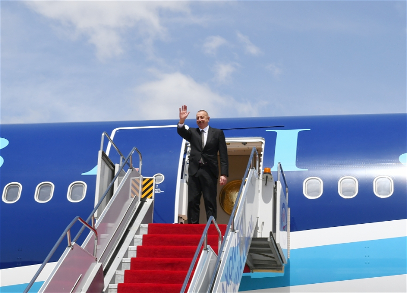 Завершилась поездка Президента Ильхама Алиева в Нахчыван - ФОТО