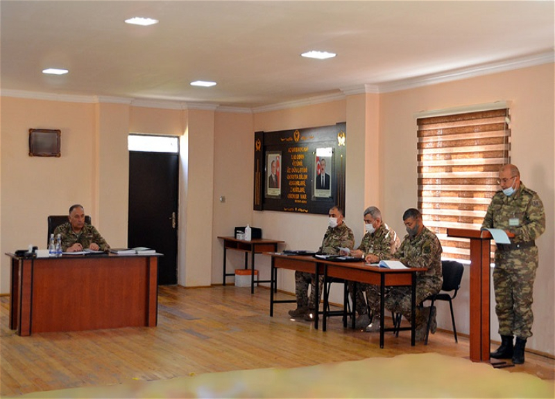 Azərbaycan Ordusunun antiterror əməliyyatına hazırlığı barədə tapşırıqlar verilib - FOTO