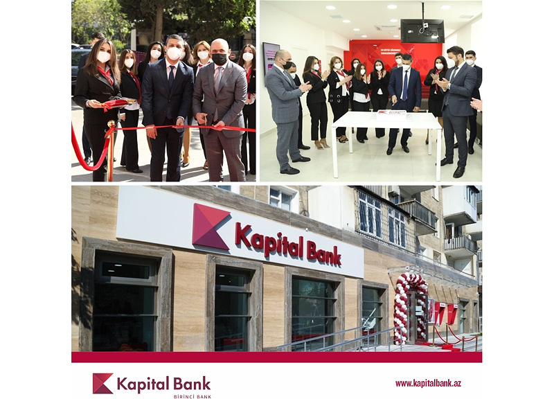 Kapital Bank yenilənən Nərimanov filialını istifadəyə verdi