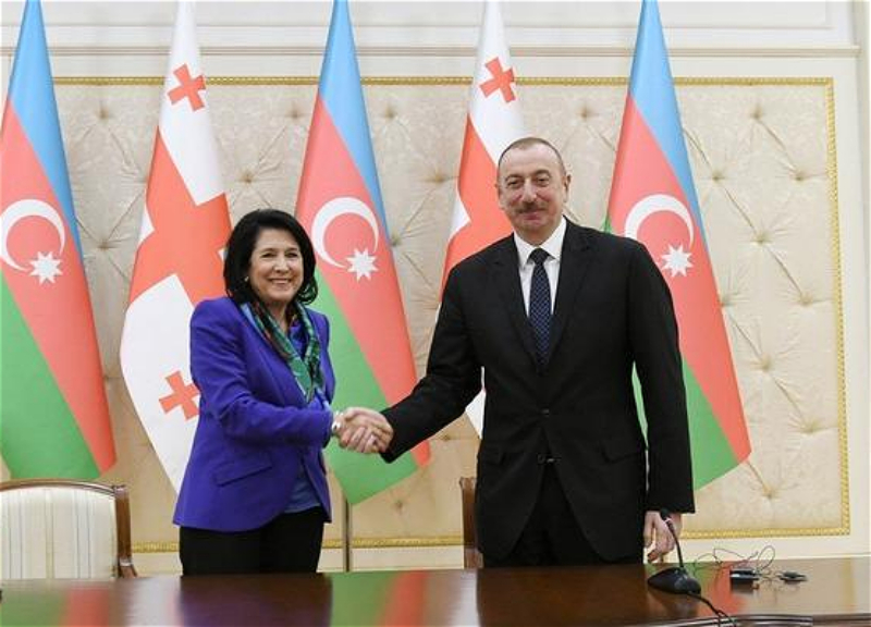 Саломе Зурабишвили поздравила Ильхама Алиева с Днем Республики