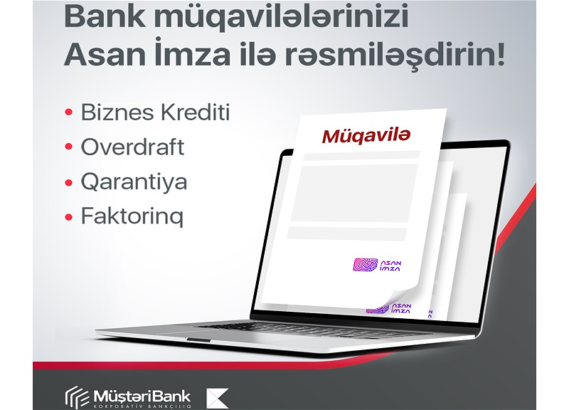 Предприниматели могут подписывать договоры с Kapital Bank с помощью ASAN İmza