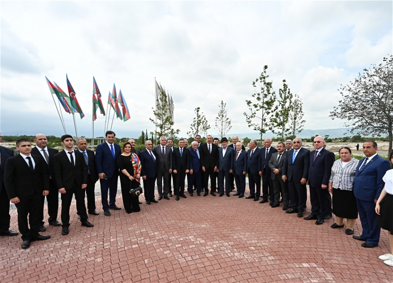 Президенту Азербайджана представлен генеральный план Агдама - ФОТО