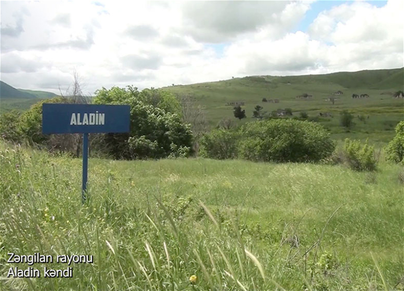 Министерство обороны показало село Аладин освобожденного Зангиланского района - ВИДЕО
