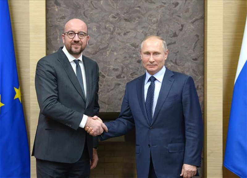 Шарль Мишель обсудил с Владимиром Путиным ситуацию между Азербайджаном и Арменией