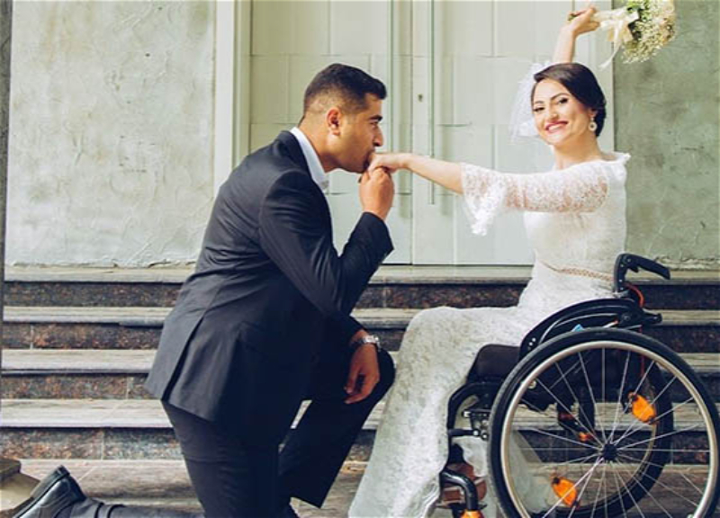 Paralimpiyaçımız Vətən Müharibəsi veteranı ilə ailə qurub - FOTO