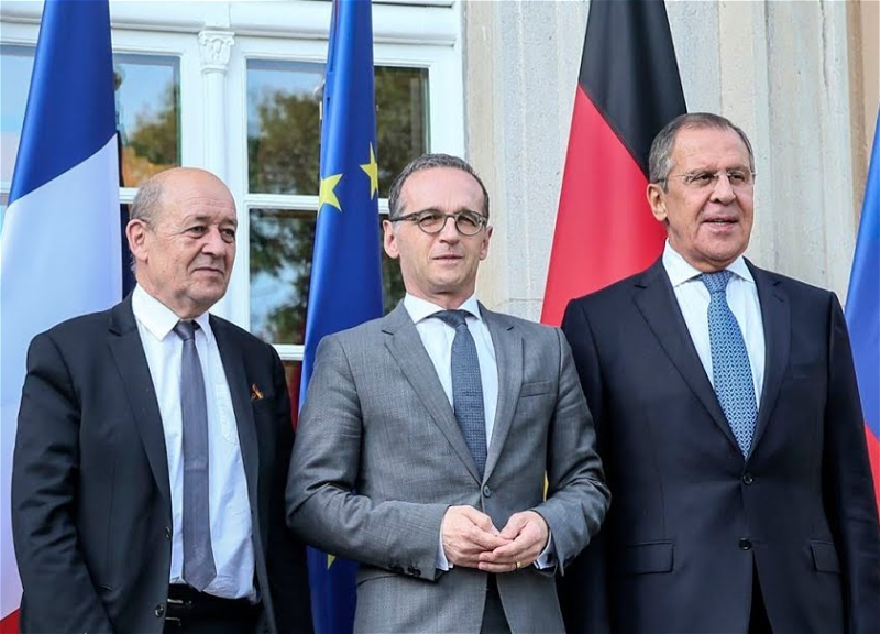 Главы МИД России, Германии и Франции обсудили ситуацию на азербайджано-армянской границе
