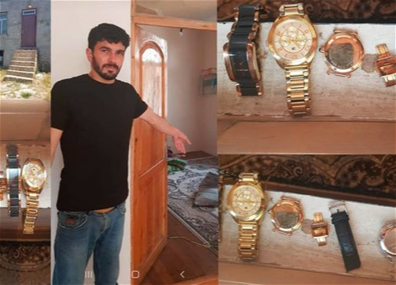 В Баку задержан подозреваемый в краже часов на 100 тыс. манатов - ФОТО