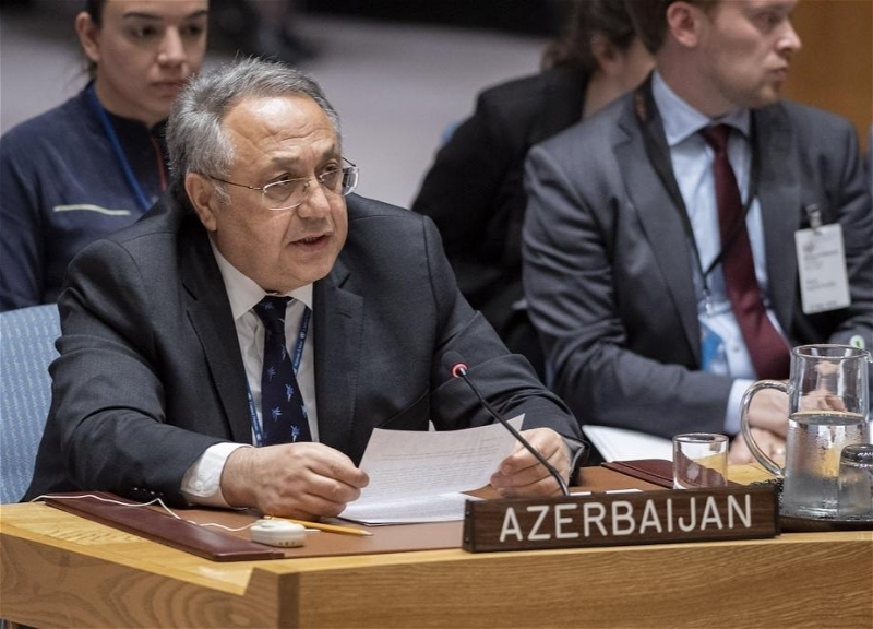 Постпред Азербайджана при ООН: Армения отрицает свою ответственность за развязанную агрессию