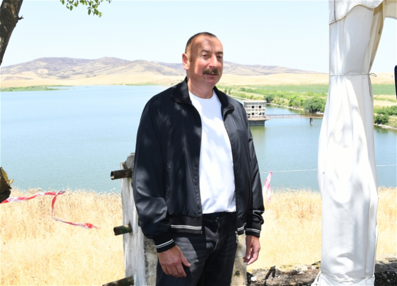 Президент Ильхам Алиев: «Готовится карта водных источников всех освобожденных земель» - ФОТО