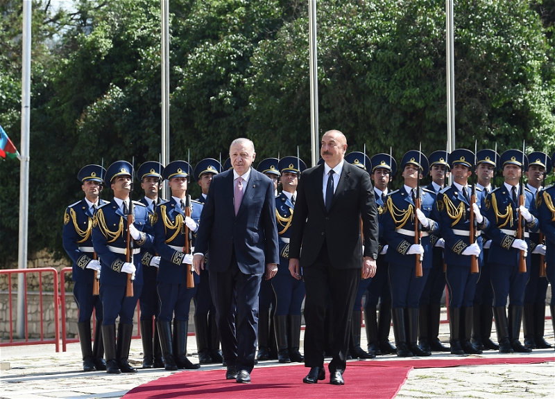 В Шуше состоялась церемония встречи Реджепа Тайипа Эрдогана - ФОТО - ВИДЕО