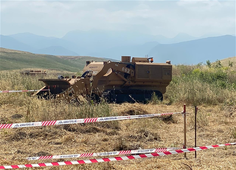 Турецкая техника очищает Карабах от мин - ВИДЕО