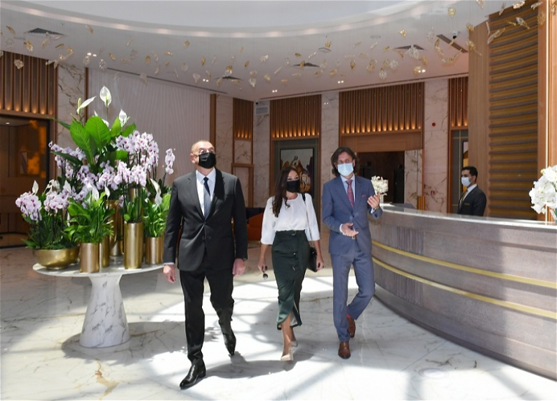 Prezident və birinci xanım Bakıda “Intercontinental” otelinin açılışında iştirak edib - FOTO - YENİLƏNİB