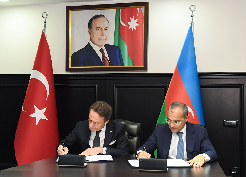 Azərbaycanla Türkiyənin aparıcı şirkəti arasında Anlaşma Memorandumu imzalanıb - FOTO