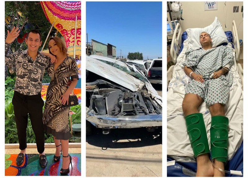 Сын певицы Нуры Сури попал в аварию в Калифорнии - ФОТО - ВИДЕО