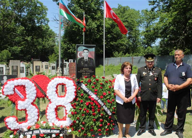 Yaşasaydı 38 yaşı tamam olacaqdı - Qəbələdə şəhid Bəhruz Abuşovun xatirəsi anıldı - FOTO