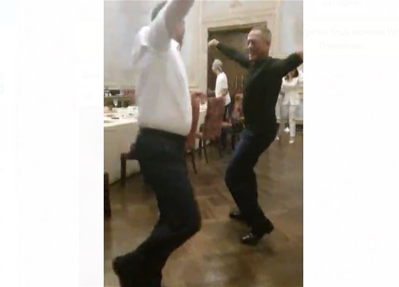 Звезда Голливуда Жан-Клод Ван Дамм танцует лезгинку с азербайджанским сватом - ВИДЕО