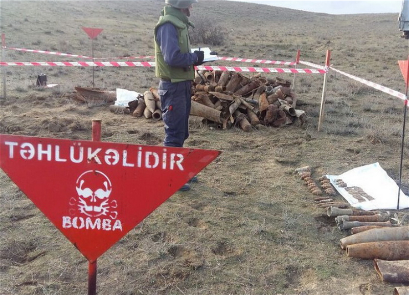 За 5 дней очищено от мин 111 гектаров освобождённой территории Азербайджана – КАРТА