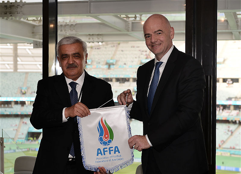Состоялась встреча президентов АФФА и ФИФА