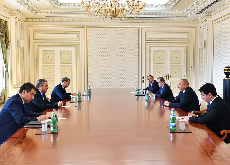 Prezident İlham Əliyev Qazaxıstanın Baş nazirinin müavinini qəbul edib - YENİLƏNİB