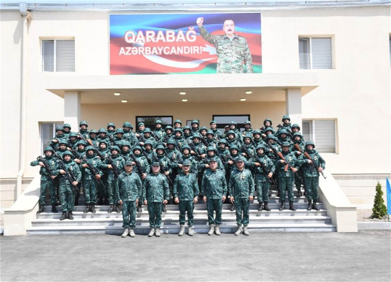 На границе с Арменией открыта новая воинская часть ГПС Азербайджана - ФОТО