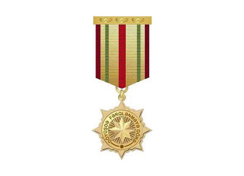 Bir qrup hərbçi “Döyüşdə fərqlənməyə görə” medalı ilə təltif edilib