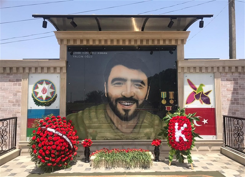 Vətən müharibəsi şəhidi Kənan Rüstəmlinin xatirəsinə bulaq istifadəyə verilib - FOTO